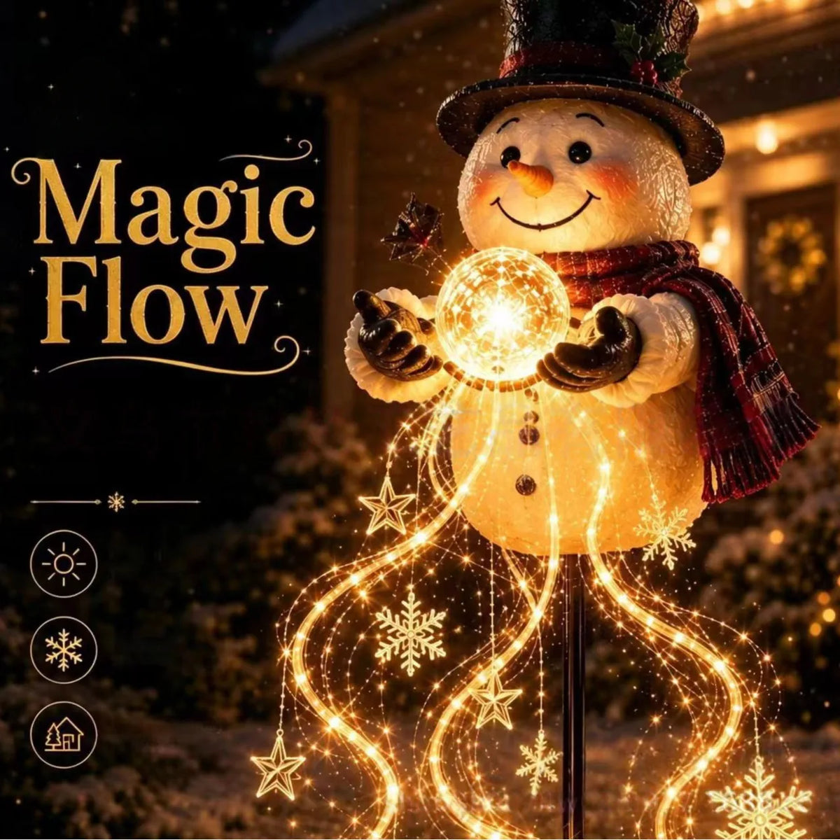 SantaGlimora Christmas Garden Lights