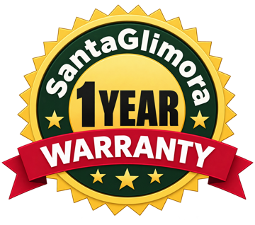SantaGlimora 1-Year Warranty